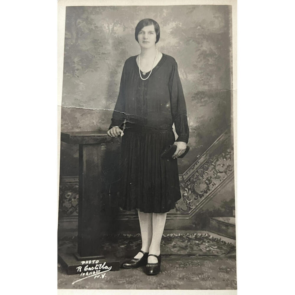 1930s Harlem Performer Flapper Rudy Castilla African American Postcard Photo